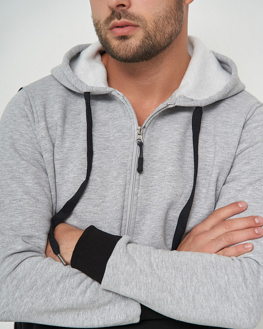 Чоловічий теплий костюм зі штанами — Байка з начосом Tom John 93400 L Київ - фото 5