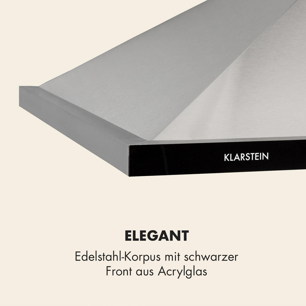 Вытяжка Galina 90 вытяжка 90см 350м³/ч LED нержавеющая сталь акриловое стекло (Германия, читать описание) Ровно - изображение 4