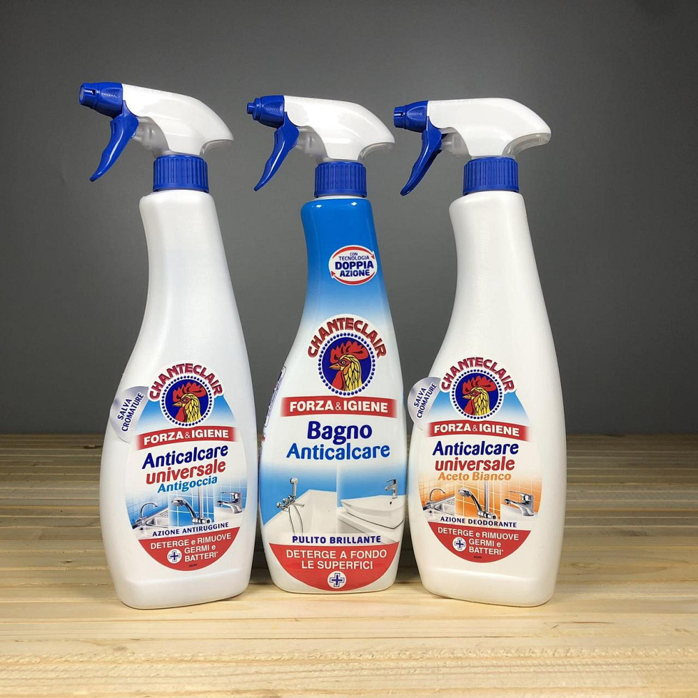 Засіб від вапняного нальоту Chanteclair 625 мл – універсальний, для ванної, антикраплинний ефект Київ - фото 1