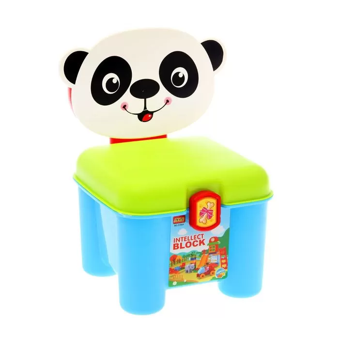 Дитячий конструктор для малят (46 деталей) 3166A у валізі-стільці  Пандочка Вінниця - фото 1