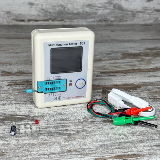 Універсальний тестер TC1 для діагностики та розпізнавання електронних компонентів Київ