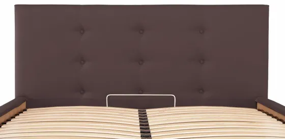 Кровать Двуспальная Manchester Comfort 160 х 190 см Fly 2231 С подъемным механизмом и нишей для белья Темно-коричневый Киев