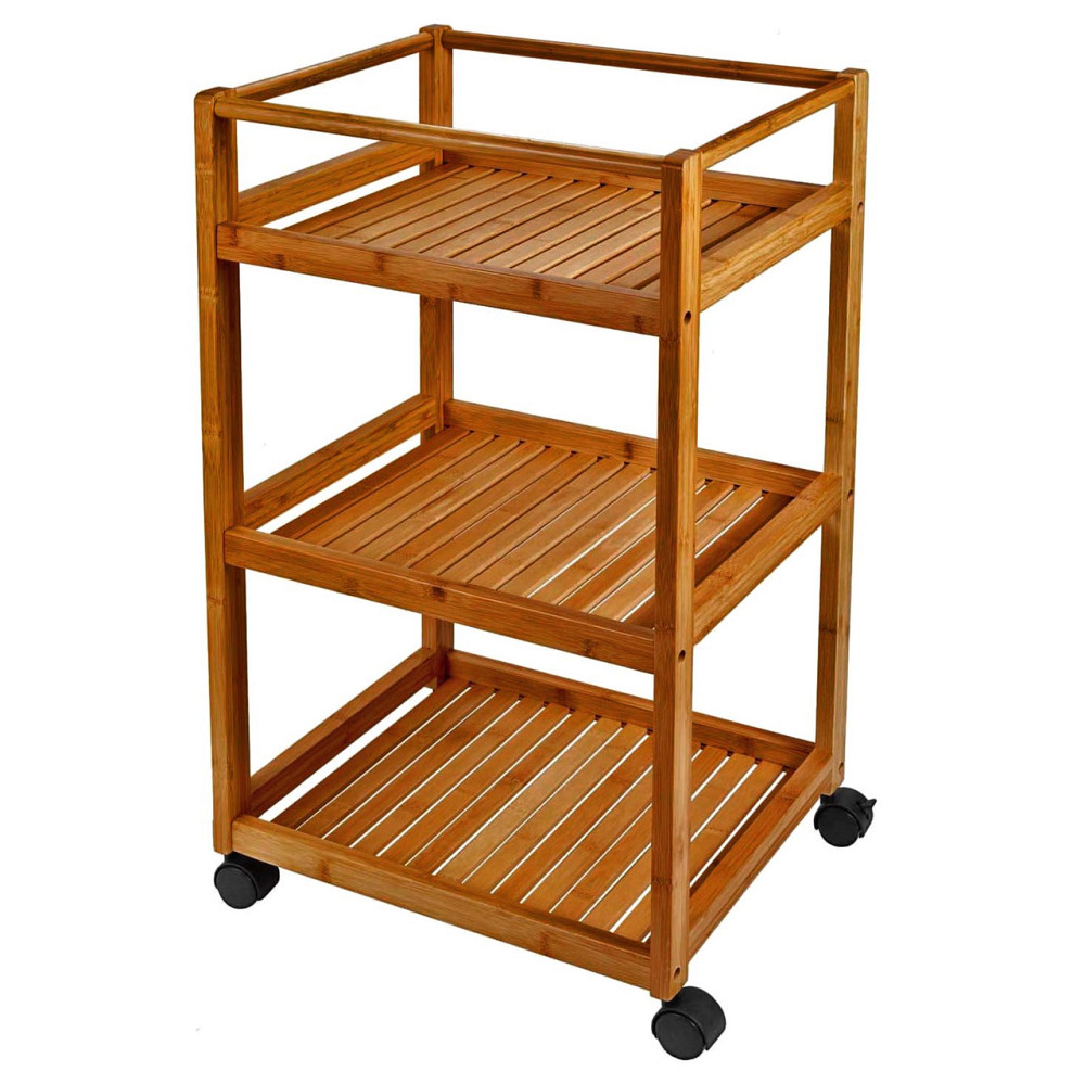 Етажерка для ванної на коліщатах "Оранді" охра Миколаїв - фото 1