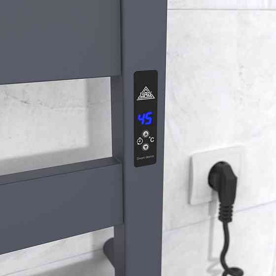 Електрична рушникосушка Laris Зебра Бонд ЧФ(ГМ) 6 500Х800 Е графіт П/П Київ