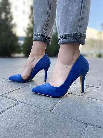 Seastar Туфлі жіночі SEASTAR C27 сині (весна-осінь, еко-замша) (1872) лише 36р.та 37р. 37 Коломия