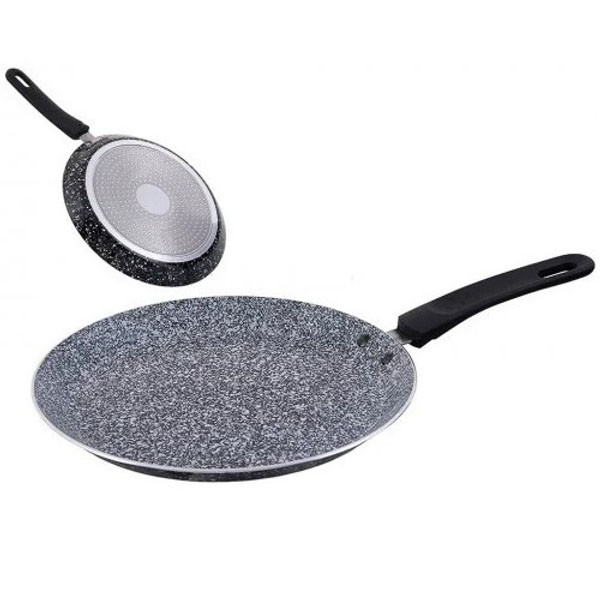 Сковорода з антипригарним покриттям внутрішньої поверхні, Лита сковорода млинцева EN-38 Львів - фото 2