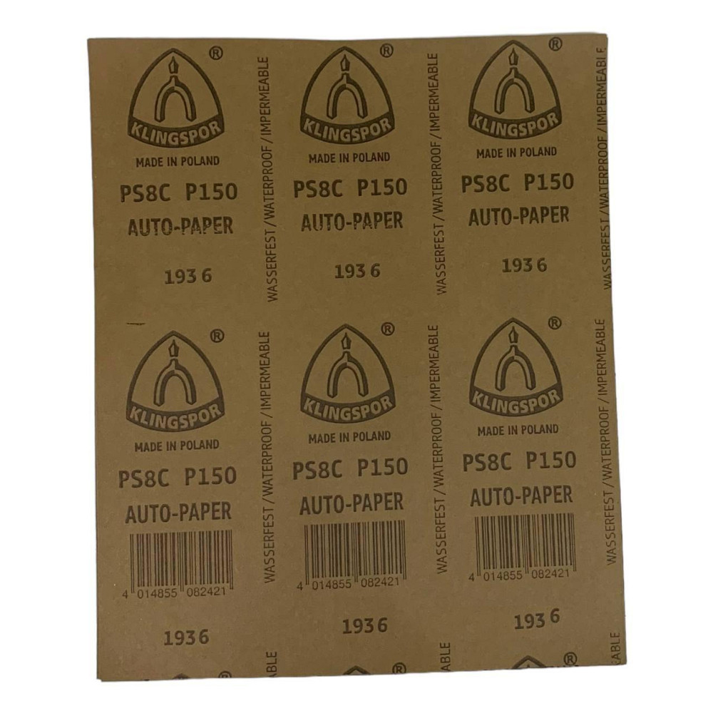 Шліфлист водостійкий на папіровій основі 230х280 Р 150 Харків - фото 6