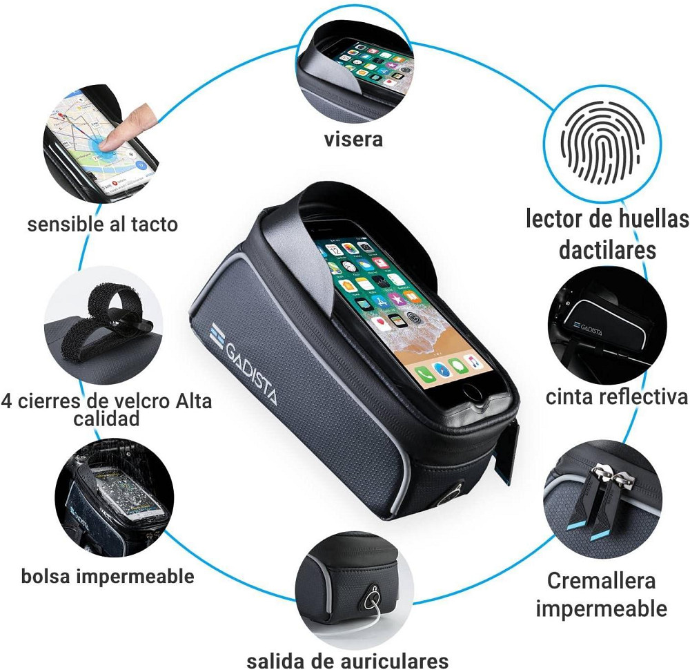 Сумка тримач для смартфона на велосипед GADISTA G 017 Луцк - изображение 3
