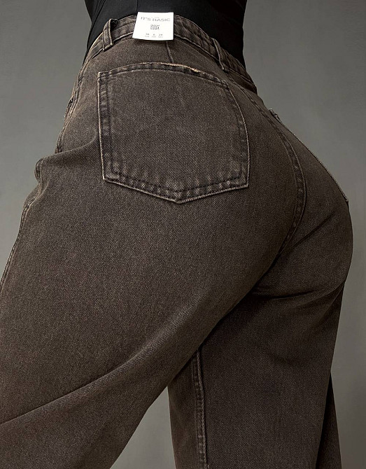 Джинси жіночі Its Basic 3066-2 MOM RELAX MOOD коричневі, коричневий, 40, 40, 78 см, 106 см Київ - фото 2