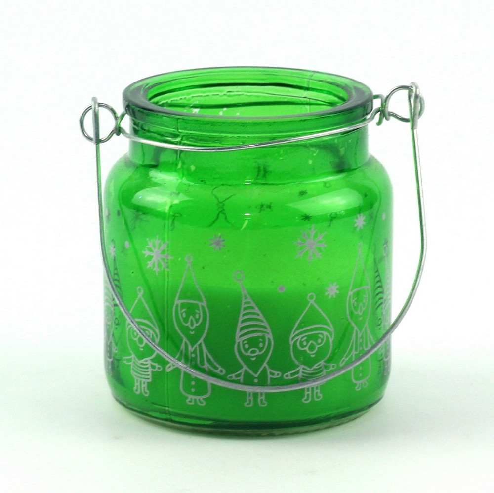 Свічка у скляній підставці, зелена Рівне - фото 1