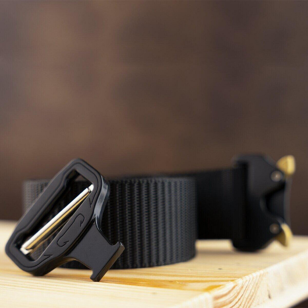 Ремень мужской текстильный Vintage 20337 Черный Киев - изображение 7