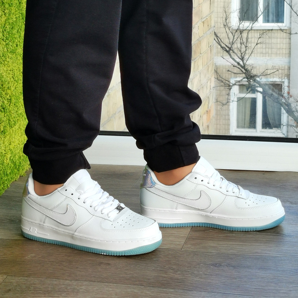 Кросівки Nike Білі Жіночі Форси Шкіряні Найк (розміри: 36,37,38,39,40,41) Дніпро - фото 7