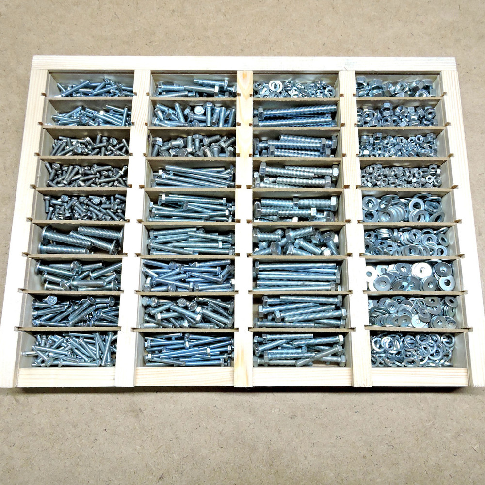 Набір 4х болтів, гайок, шайб М4-М8 2288шт Миколаїв - фото 2