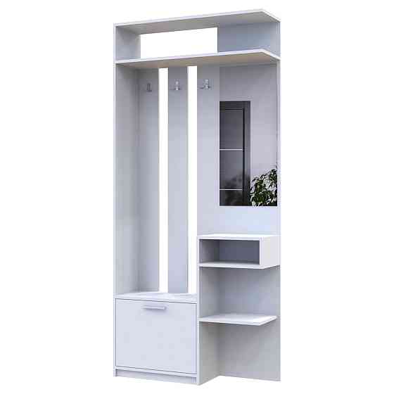 Прихожая Doros Ривьера 91,5х30х203 см Белый (DRS-011332) Днепр