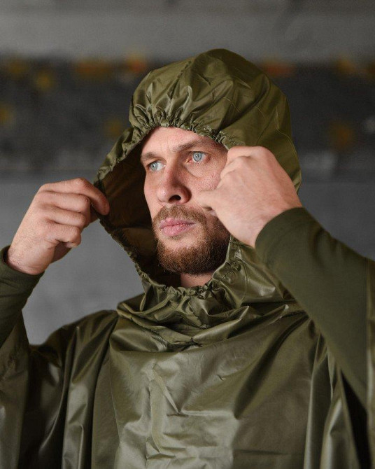 Пончо-дощовик олива ВТ0539 Одеса - фото 5