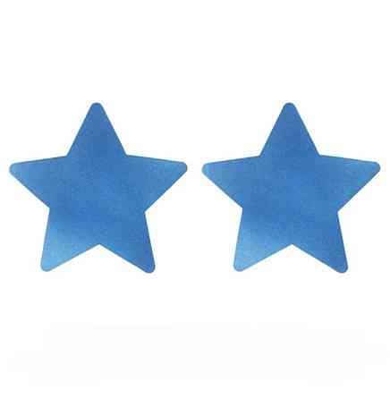 Стікіні для грудей Зірочки 8 см блакитний Київ