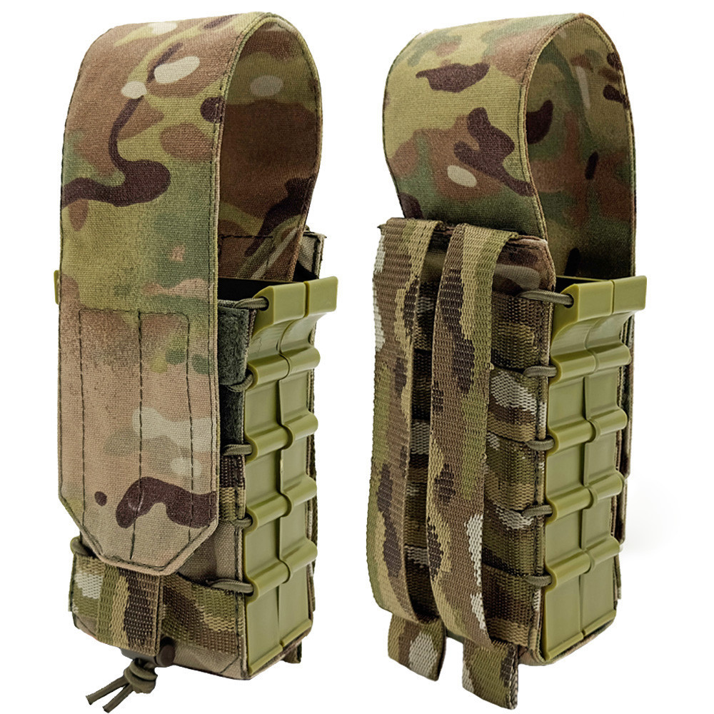 Підсумок на 2 магазини корпусний з клапаном Cordura 1000 D (Мультикам, Піксель MM-14, Олива, Койот) Киев - изображение 3