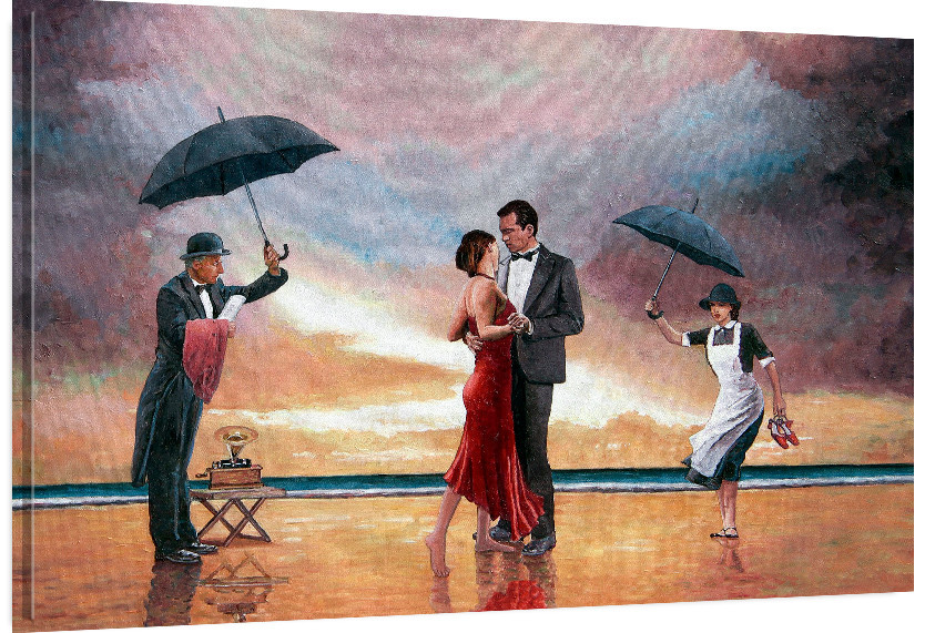 Картина полотно у вітальню / спальню    Закохані     MLP_403 ( 60х30см ) Київ - фото 1