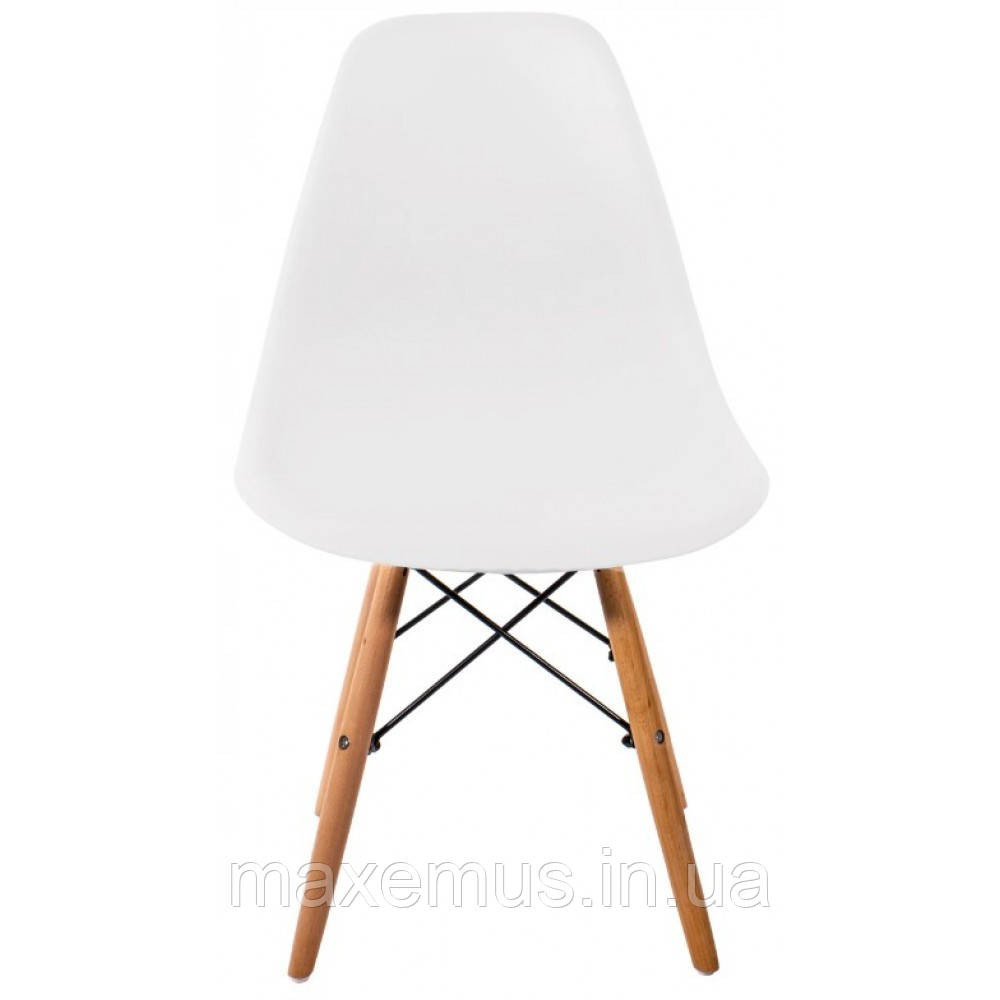 Крісло кухонне для дому та кафе В-173 обідній стілець зі спинкою сучасний стілець для кухні білий Мостиська - фото 2