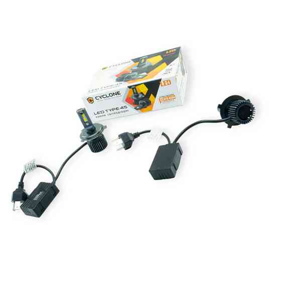 Автолампа LED H4 12V Type 45 60W 6000K 12000L радиатор с вентилятором обманка Мукачево