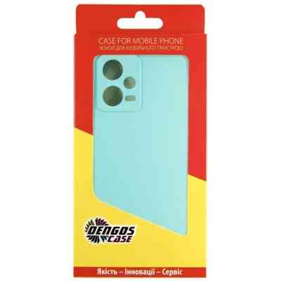 Чехол для мобильного телефона Dengos Xiaomi Redmi Note 12 5G Case + Glass (Ice blue) (DG-KM-84) Винница