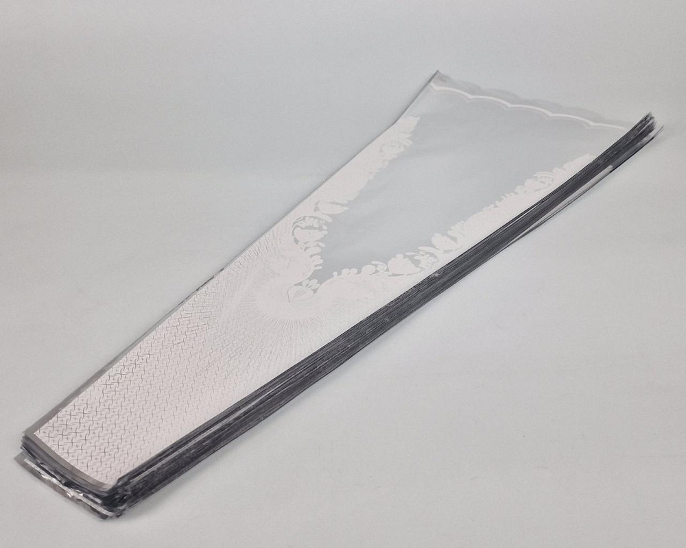 Конусне паковання під квіти h80/10низ/34верх метал (100 шт) візерунок110 (2) (100 шт.) Харків - фото 1