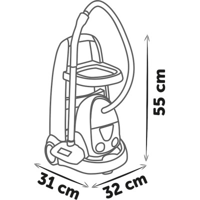 Игровой набор Smoby Тележка для уборки Ровента с пылесосом (7600330325) Вінниця - фото 3