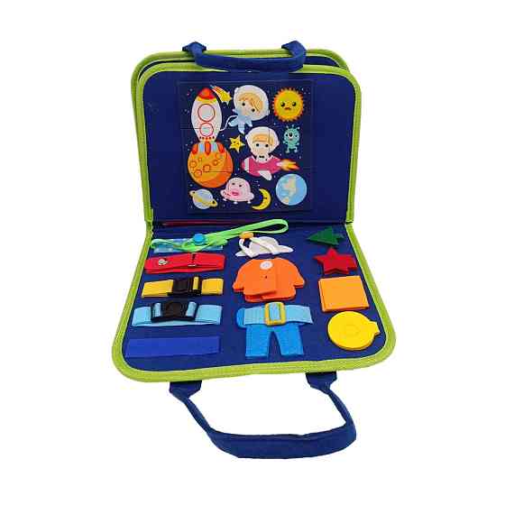 Детская развивающая сумочка-логика XX4428 тактильные, развивающие упражнения, из фетра Винница