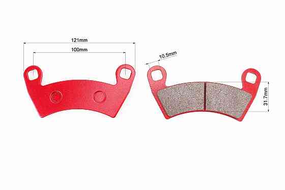 Гальмівні колодки (дискові) POLARIS 400-500EFI/Ranger 500 2x4/Ranger 700 6x4EFI/Ranger XP 700 4x4/Ranger XP 800/Ranger 6x6 800/Ranger Crew, к-кт 2 Киев