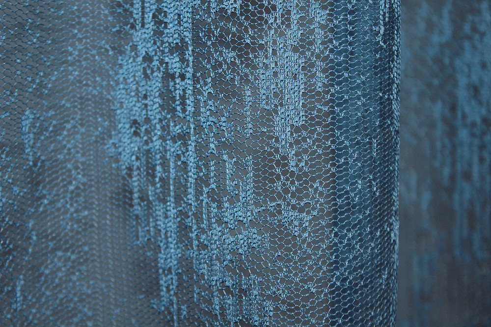 Тюль VR-Textil 1401т Мармур Жакард Синій 350х250 см (42-1117) Київ - фото 6