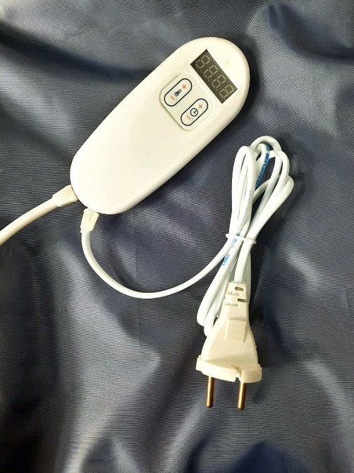 Електроковдра однозонное Теплий Пан з цифровим регулюванням 180x180 см, синє Винница - изображение 3