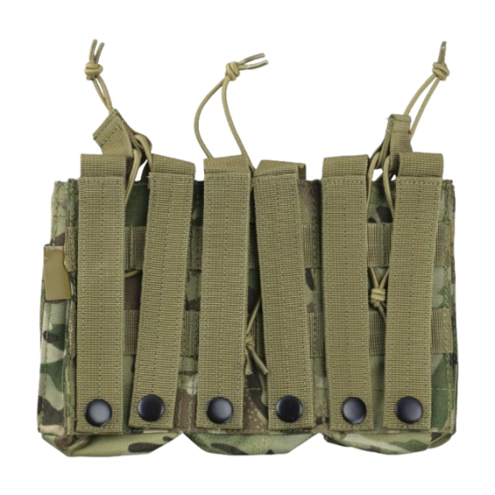 Тактичний потрійний підсумок для магазинів DUO Kombat Tactical M16/M4/AK Мультикам Вінниця