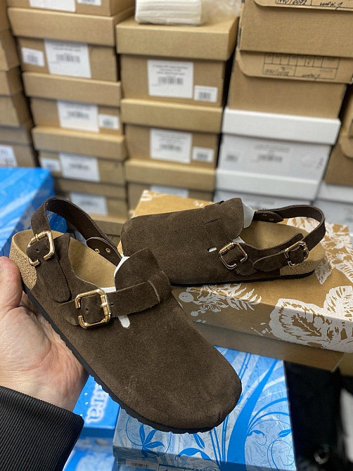 Olli Босоніжки жіночі OLLI Л-4-7929 шоколадні (літо, замша натуральна) (5917) Коломыя - изображение 2