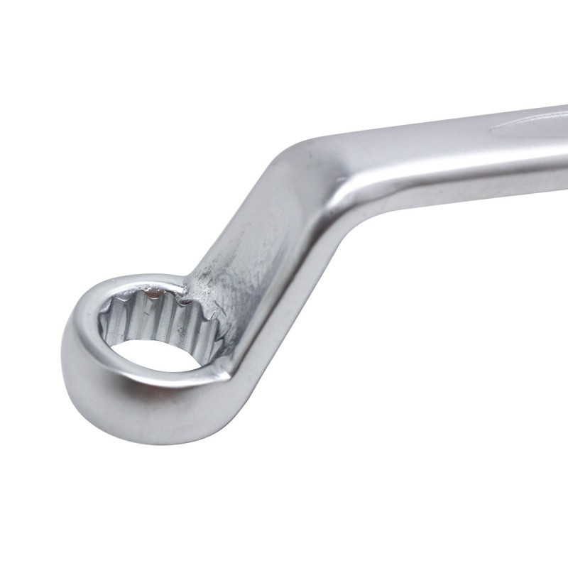 Ключ накидний відігнутий на 75грд. 13х15мм Rockforce RF-7591315 Одеса - фото 3