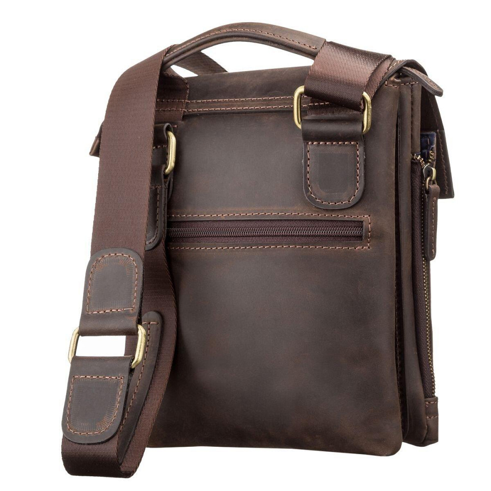 Сумка мужская SHVIGEL 11104 кожаная Коричневая Киев - изображение 2