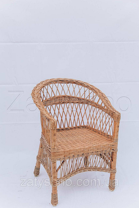Плетеное кресло с низкой спинкой Киев - изображение 3