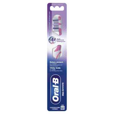 Зубна щітка Oral-B Pro 3D White Відбілювання Середньої жорсткості 1 шт. (8700216459518) Вінниця