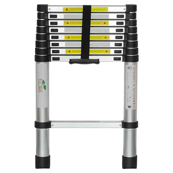 Драбина телескопічна 9 щаблів 2.6м FLORA (5033594) Київ