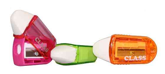 Точилка з контейнером + гумка 