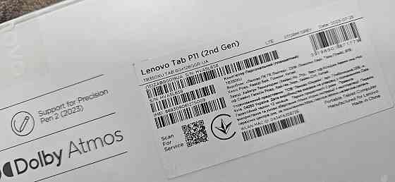 New планшет Lenovo Tab P11 (2nd Gen) TB350XU 6/128GB 4G Storm Grey. Киев