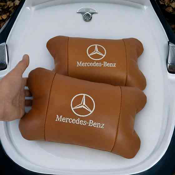 Декоративна подушка підголівник Mercedes-Benz, Подушка підголівник для водія, Автоподушки з логотипом ZX-74 Львів