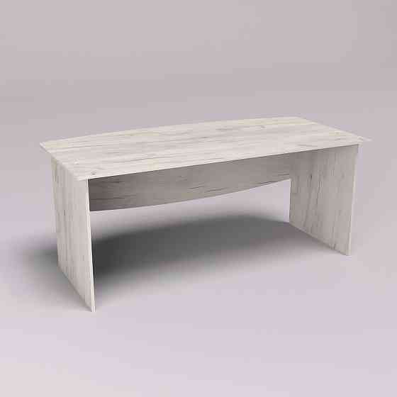 Стіл офісний Лідер, Дуб Крафт Білий, 1800/900/760 Львів