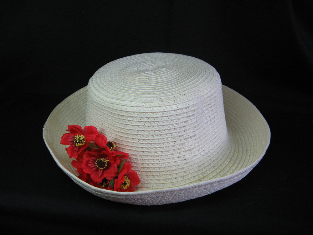 Капелюх жіночий солом'яний в українському стилі Макі Київ - фото 1