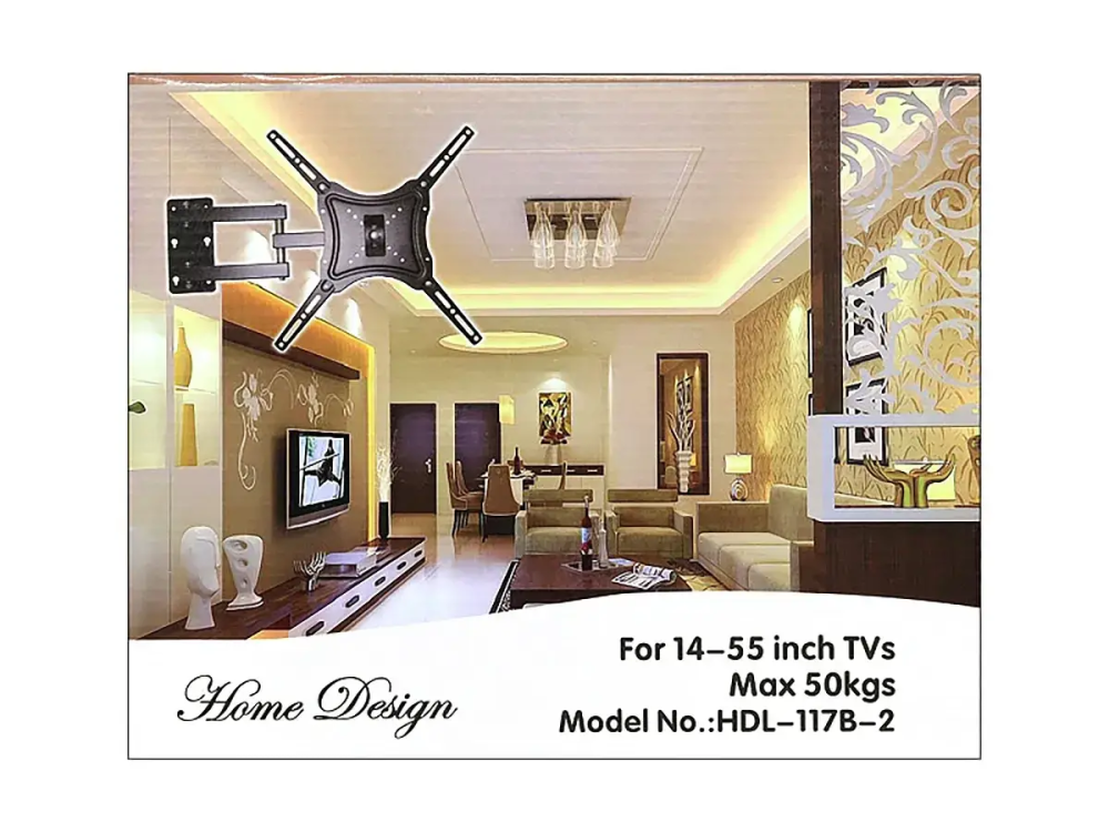 Кріплення для телевізора на стіну 14"-55" HDL-117B-2/ 6896 (10 шт./яй) Одеса - фото 1