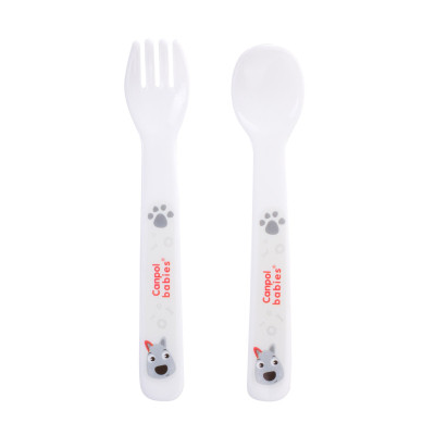 Набор детской посуды Canpol babies Cute Animals Собачка Голубой 5 предметов (4/401_blu) Винница - изображение 3