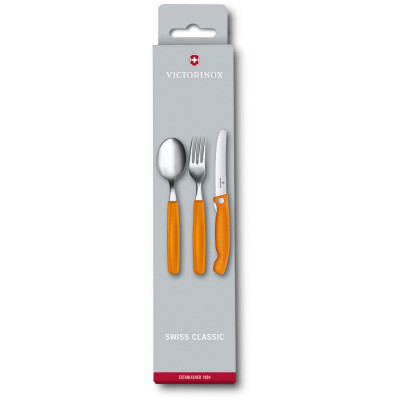 Набор столовых приборов Victorinox SwissClassic Table Set 3 шт Orange (6.7192.F9) Винница - изображение 1