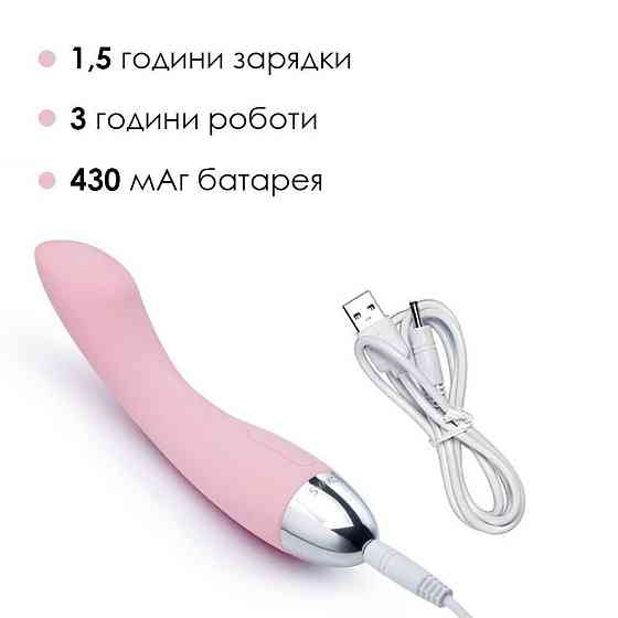 Вібратор для точки G з інтелектуальним режимом Svakom Amy Pale Pink Sex Aura Київ
