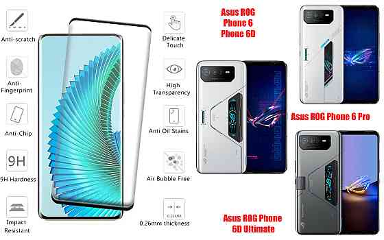 Захисне скло HyperGlass Pro для Asus ROG Phone 6, 6D, 6 Pro, 6D Ultimate – максимальна чутливість та захист Київ