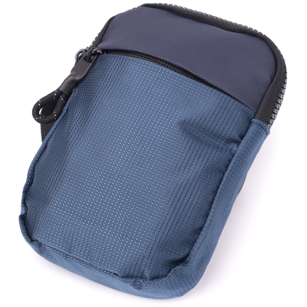 Мужская слинг сумка для путешествий из качественного текстиля Vintage 22870 Синий Киев - изображение 1