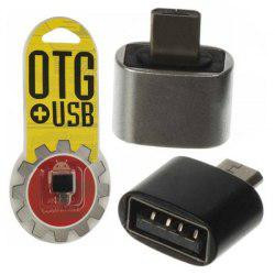 USB переходник OTG Metall Short Type-C (сталь) Полтава - изображение 1